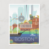 Boston Postcard Postkarte (Vorderseite)