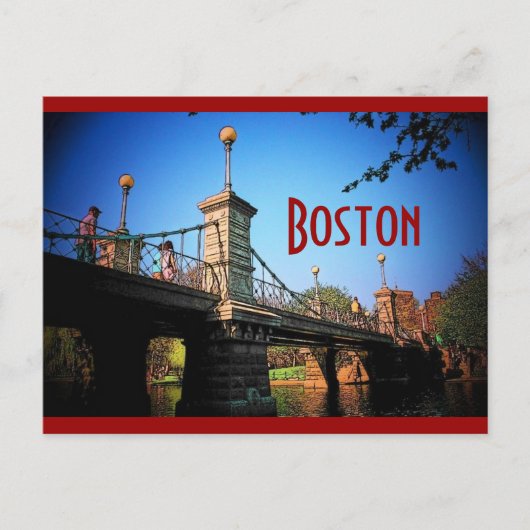 Boston Postcard Postkarte (Vorderseite)