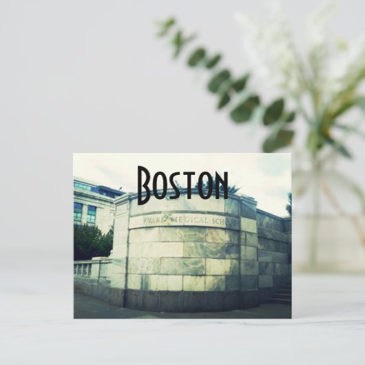 Boston Postcard Postkarte (Stehend Vorderseite)