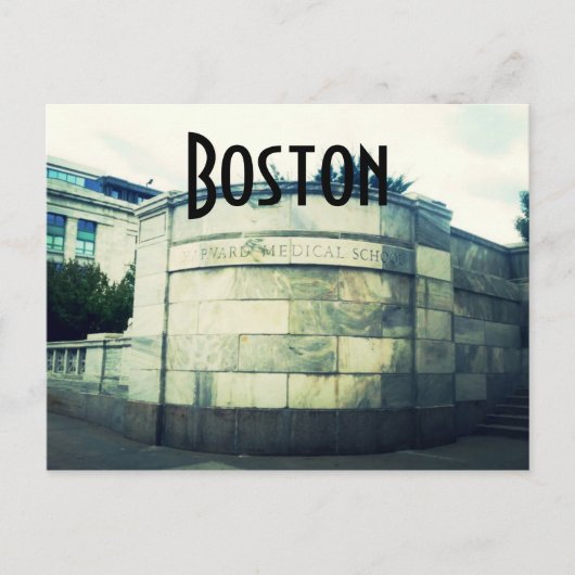 Boston Postcard Postkarte (Vorderseite)