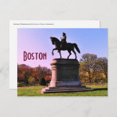 Boston Postcard Postkarte (Vorne/Hinten)