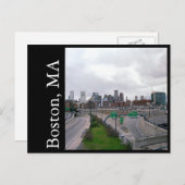 Boston Postcard Postkarte (Vorne/Hinten)