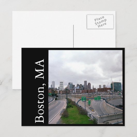 Boston Postcard Postkarte (Vorne/Hinten)