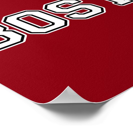 Boston Poster (Ecke)