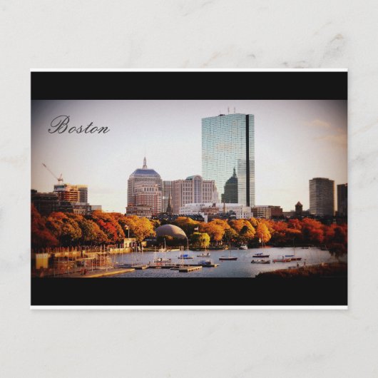 Boston Postkarte (Vorderseite)