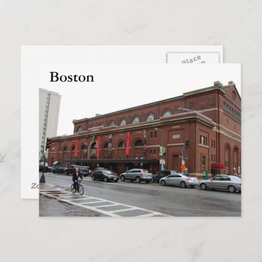 Boston Postkarte (Vorne/Hinten)