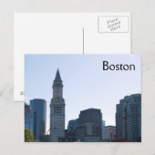 Boston Postkarte (Vorne/Hinten)