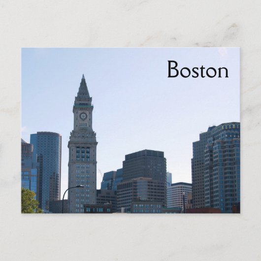 Boston Postkarte (Vorderseite)