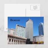 Boston Postkarte (Vorne/Hinten)