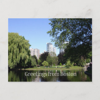 Boston Postkarte