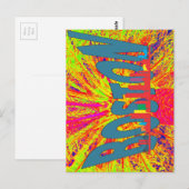 Boston Postkarte (Vorne/Hinten)