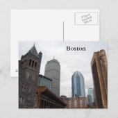 Boston Postkarte (Vorne/Hinten)