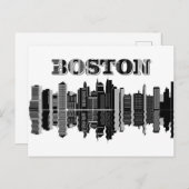 Boston Postkarte (Vorne/Hinten)