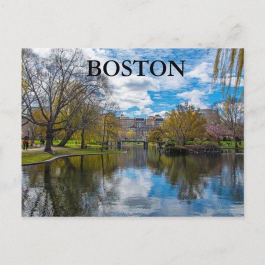 Boston Postkarte (Vorderseite)
