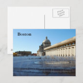 Boston Postkarte (Vorne/Hinten)