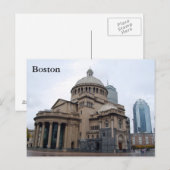 Boston Postkarte (Vorne/Hinten)