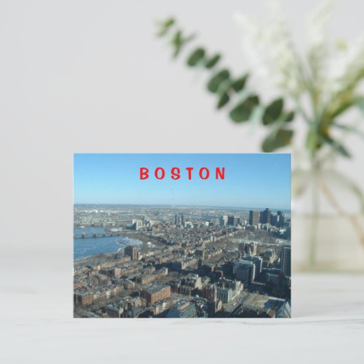 Boston Postkarte (Stehend Vorderseite)