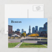 Boston Postkarte (Vorne/Hinten)