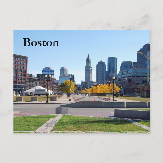 Boston Postkarte (Vorderseite)