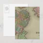 Boston Postkarte (Vorne/Hinten)