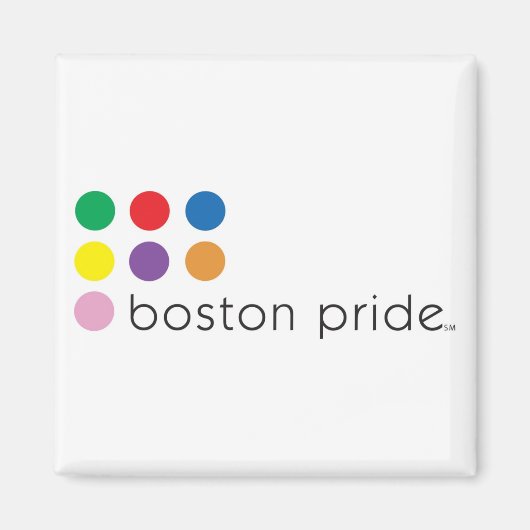 Boston Pride Magnet Square (Vorne)