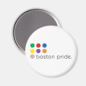 Boston Pride Magnet Standard (Vorderseite/Rückseite)