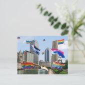 Boston Pride Postkarte (Stehend Vorderseite)
