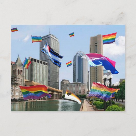 Boston Pride Postkarte (Vorderseite)