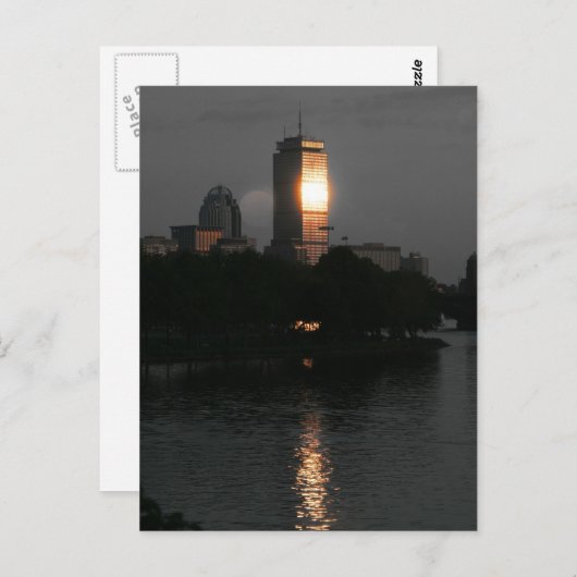 Boston - Prudential Tower Postkarte (Vorne/Hinten)