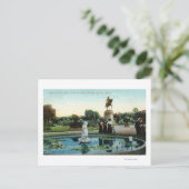 Boston Public Garden Blick auf die Venus im Bad Postkarte (Stehend Vorderseite)