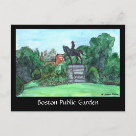 Boston Public Garden Postcard Postkarte