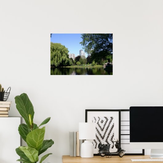 Boston Public Garden Poster (Heimbüro)