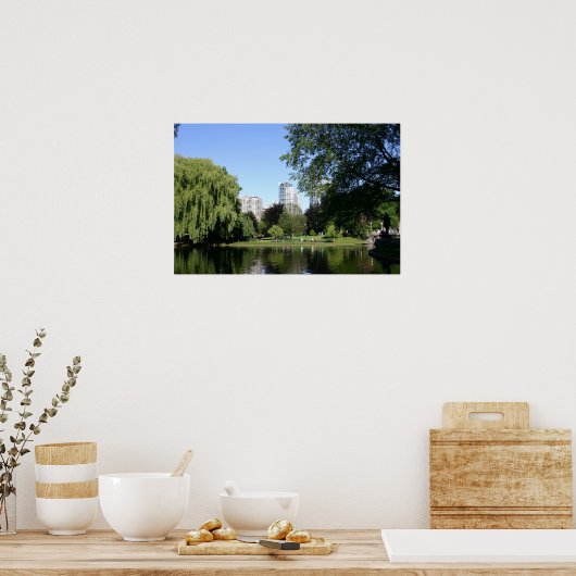Boston Public Garden Poster (Küche)
