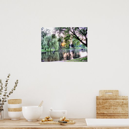 Boston Public Garden Poster (Küche)