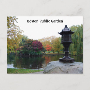 Boston Public Garden Postkarte