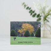 Boston Public Garden Postkarte (Stehend Vorderseite)