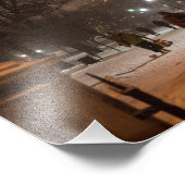 Boston Public Garden Snow Storm MA Massachusetts Fotodruck (Ecke)