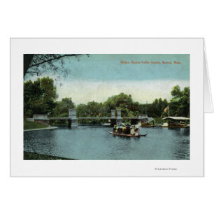 Boston Public Garden View the Bridge