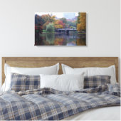 Boston Public Gardens Canvas Print Leinwanddruck (Insitu (Schlafzimmer))