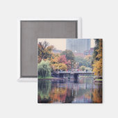 Boston Public Gardens Magnet (Vorderseite/Rückseite)