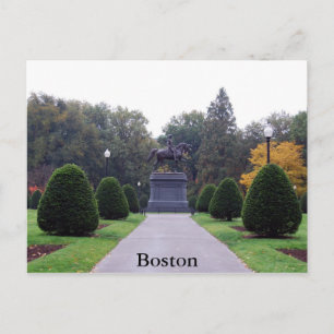 Boston Public Gardens Postcard Postkarte