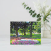 Boston Public Gardens Postkarten (Stehend Vorderseite)