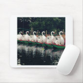 Boston Public Gardens Swan Boote Mousepad (Mit Mouse)