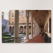 Boston Public Library Courtyard Foto Puzzle (Horizontal)