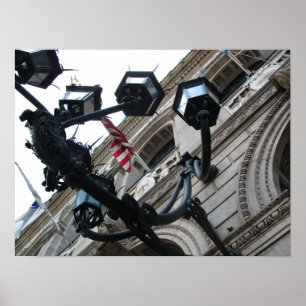 Boston Public Library Lampen Poster