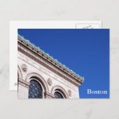 Boston Public Library Postcard Postkarte (Vorne/Hinten)