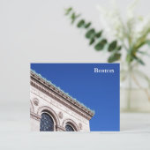 Boston Public Library Postcard Postkarte (Stehend Vorderseite)