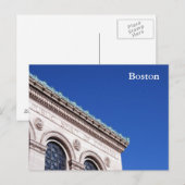 Boston Public Library Postcard Postkarte (Vorne/Hinten)