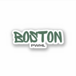 Boston PWHL Women's Hockey Aufkleber