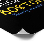 Boston Qualified Mama Funny Running Training Race Poster (Ecke)